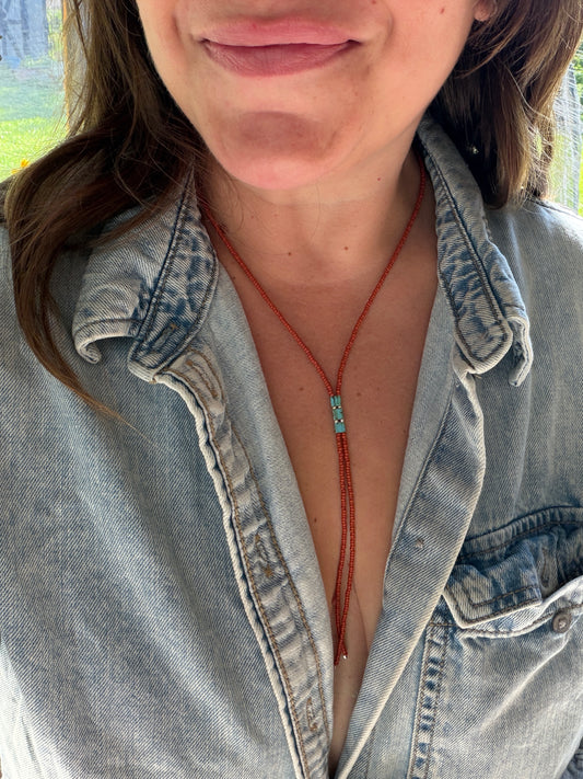 PREORDER- Beaded Bolo-Long